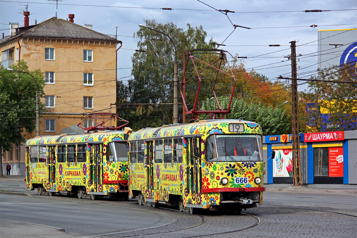Екатеринбург, Tatra T3SU № 666