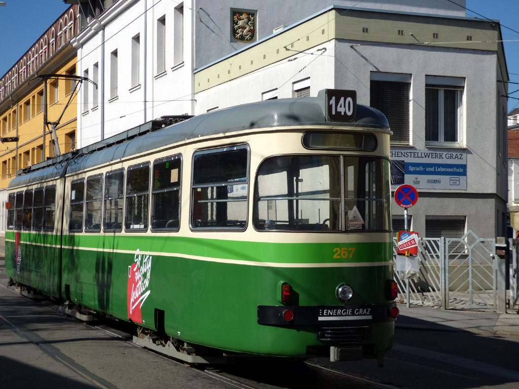Gracas, SGP GT6 nr. 267; Gracas — 140 Jahre Strassenbahn Graz