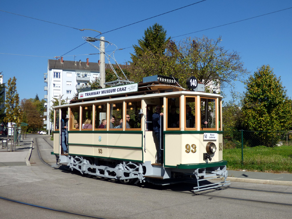 Грац, Двухосный моторный Graz № 93; Грац — 140 лет трамвая в Граце
