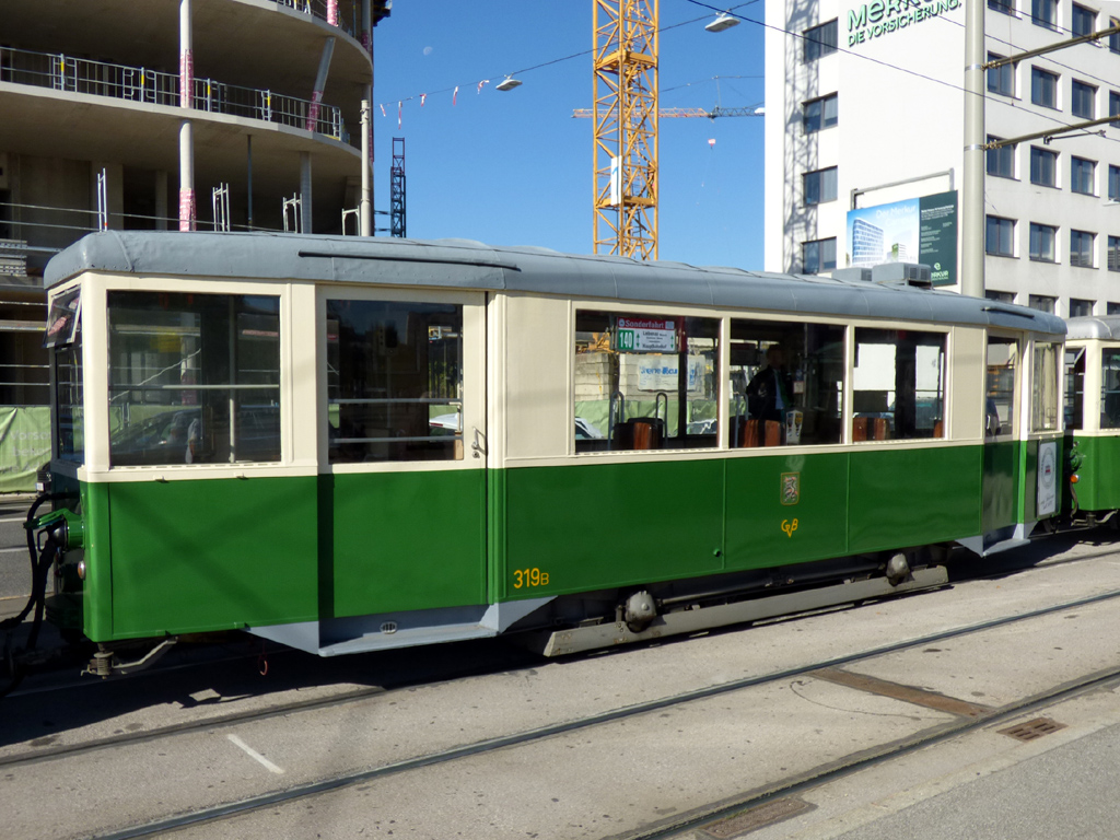 Грац, Двухосный прицепной SGP № 319B; Грац — 140 лет трамвая в Граце