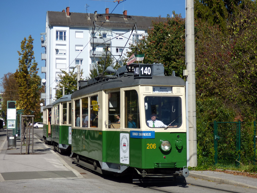 Грац, SGP M2d № 206; Грац — 140 лет трамвая в Граце