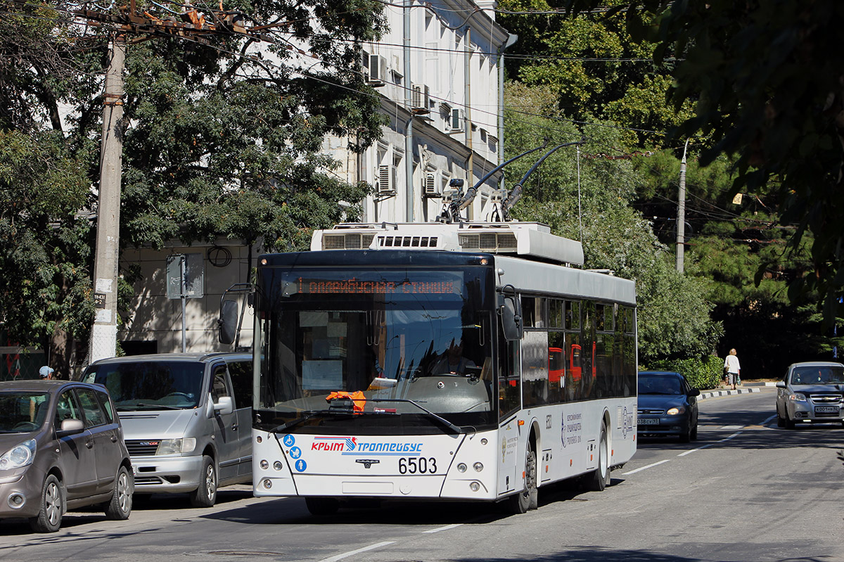 Крымский троллейбус, СВАРЗ-МАЗ-6275 № 6503