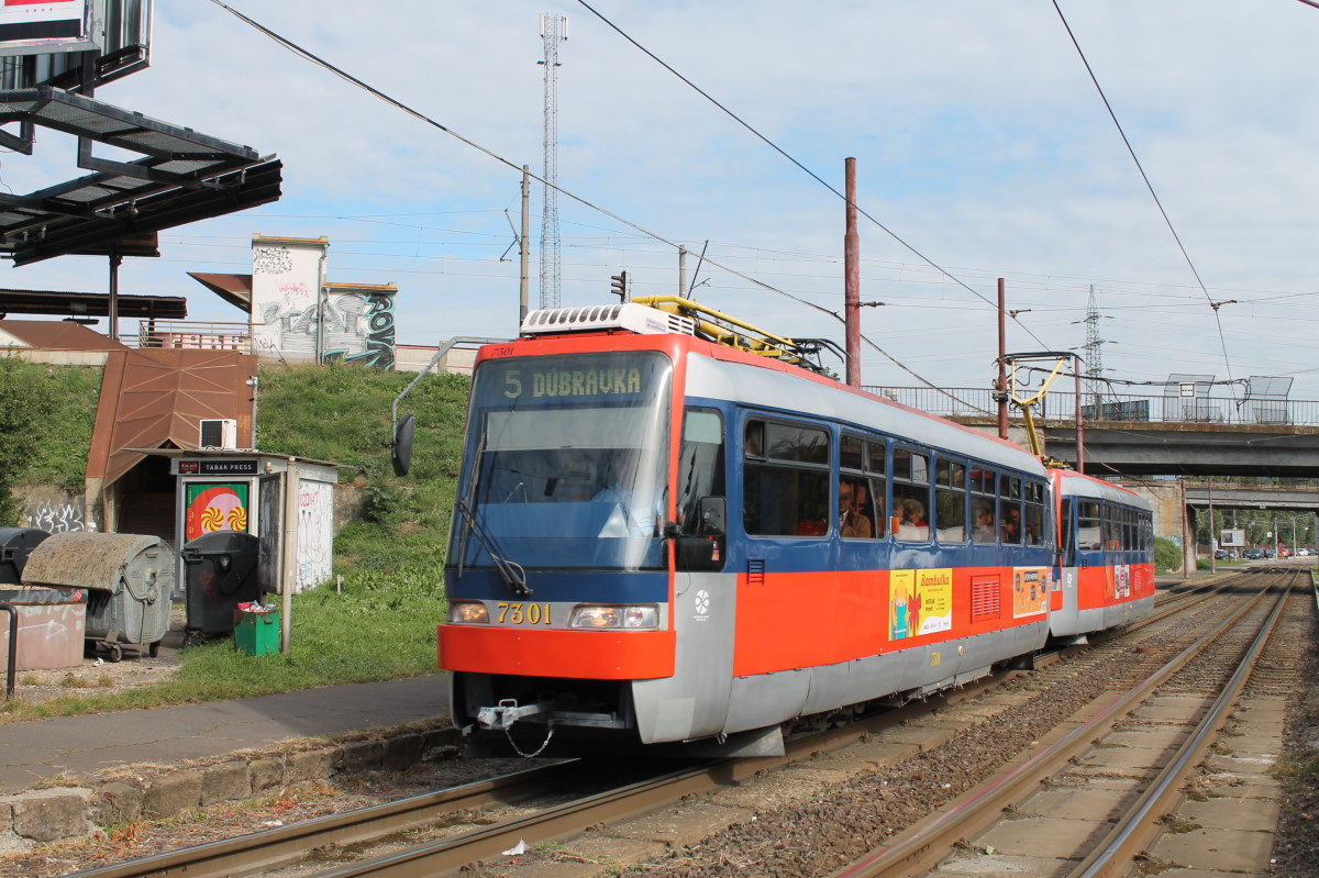 Братислава, Tatra T3S № 7301