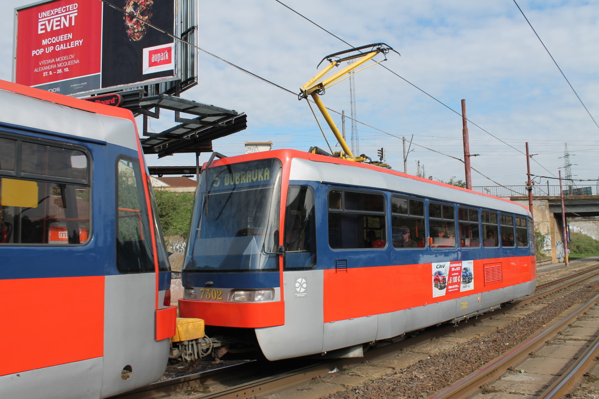 Bratysława, Tatra T3S Nr 7302