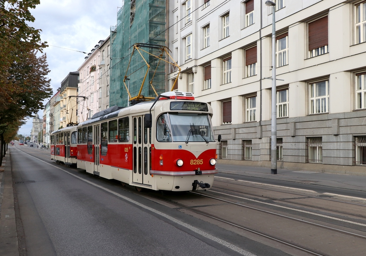 Прага, Tatra T3R.PLF № 8285