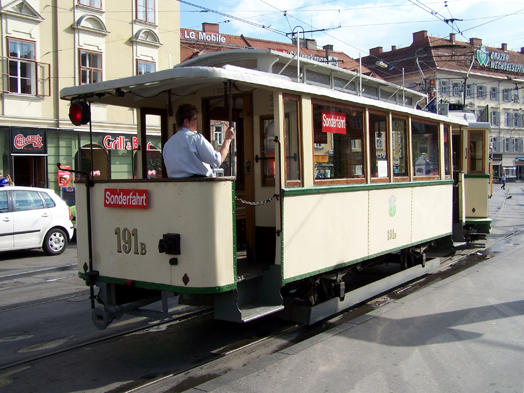 Graz, HW Тype p2 — 191B; Graz — 130 Jahre Strassenbahn Graz