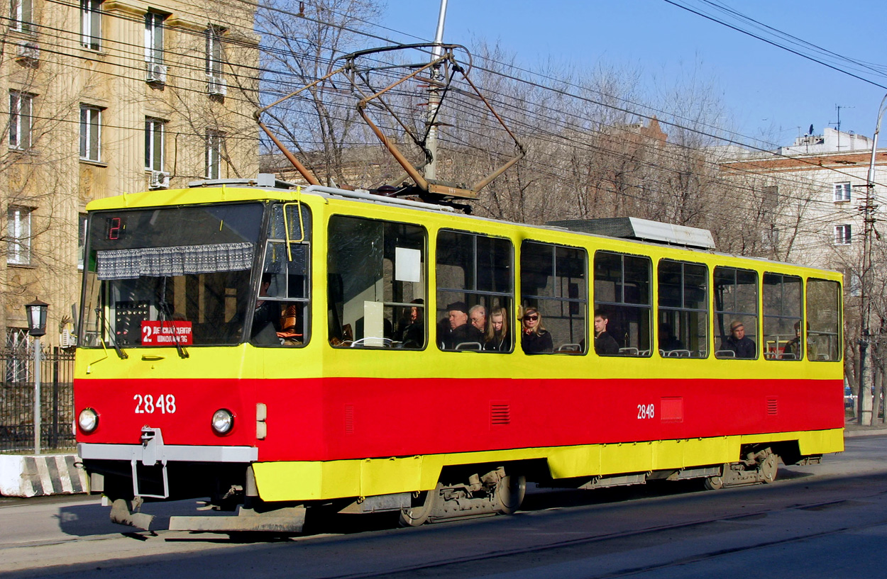 Волгоград, Tatra T6B5SU № 2848 Волгоград, Tatra T6B5SU № 2848