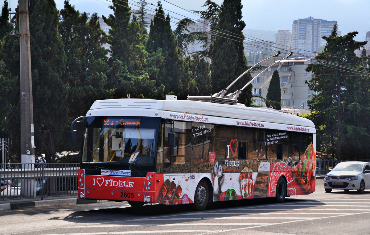 Қырым троллейбусы, Trolza-5265.05 “Megapolis” № 2605