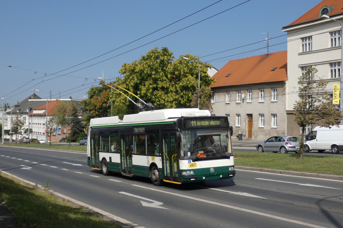 Пльзень, Škoda 24Tr Irisbus Citybus № 497
