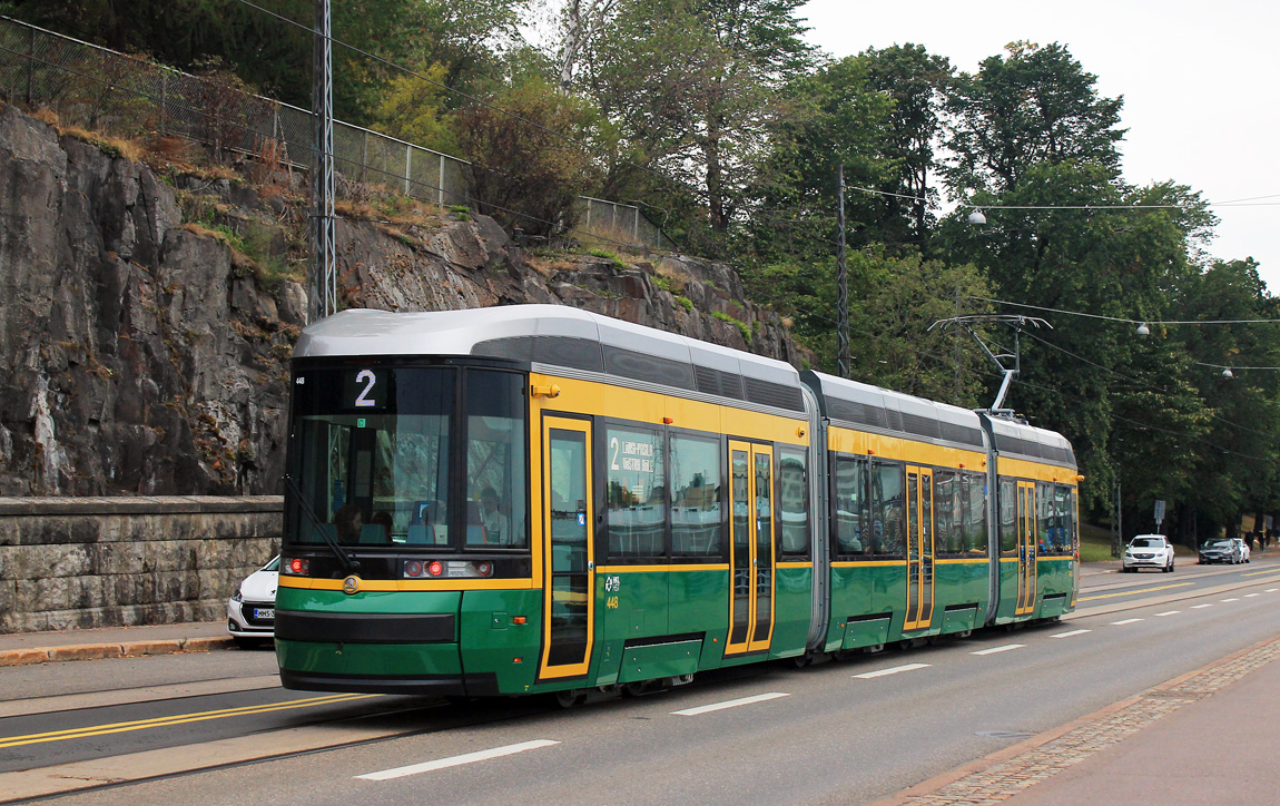 Хельсинки — Эспоо, Škoda ForCity Smart Artic MLNRV3 № 448