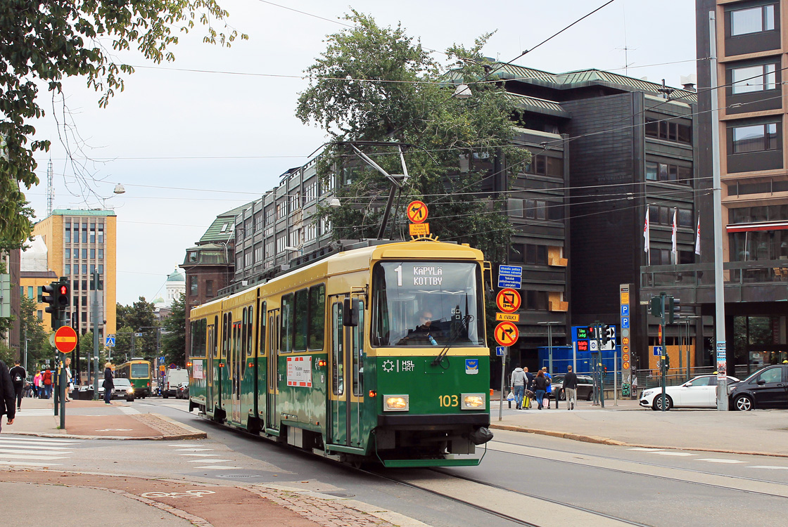 Хельсинки — Эспоо, Valmet MLNRV2 № 103