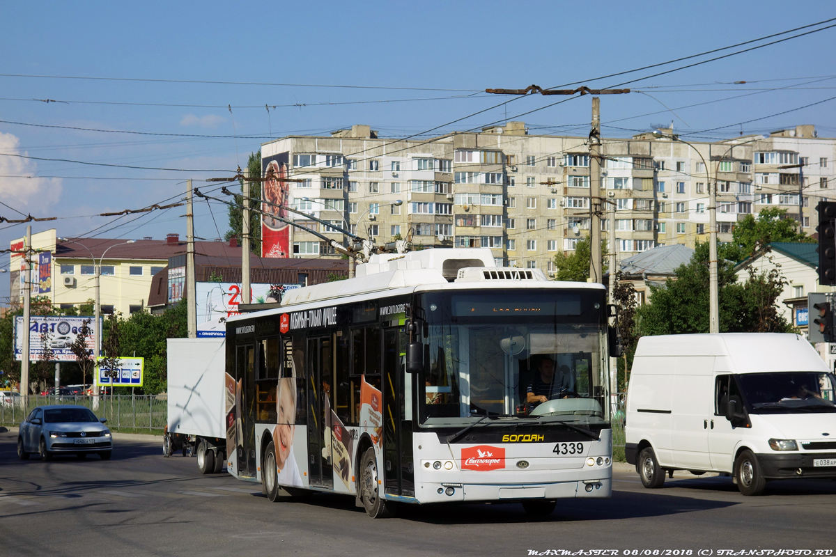 Крымский троллейбус, Богдан Т70110 № 4339