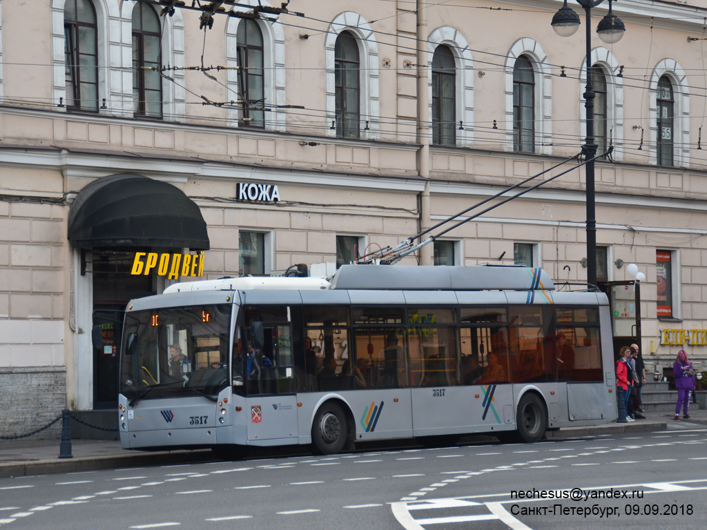 Санкт-Петербург, Тролза-5265.00 «Мегаполис» № 3517