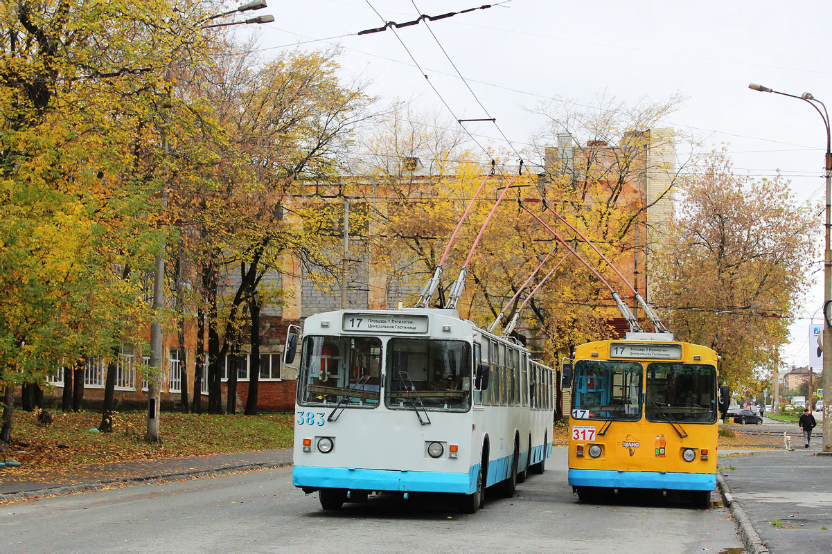 Екатеринбург, ЗиУ-682Г-016 (012) № 383; Екатеринбург, ЗиУ-682Г [Г00] № 317