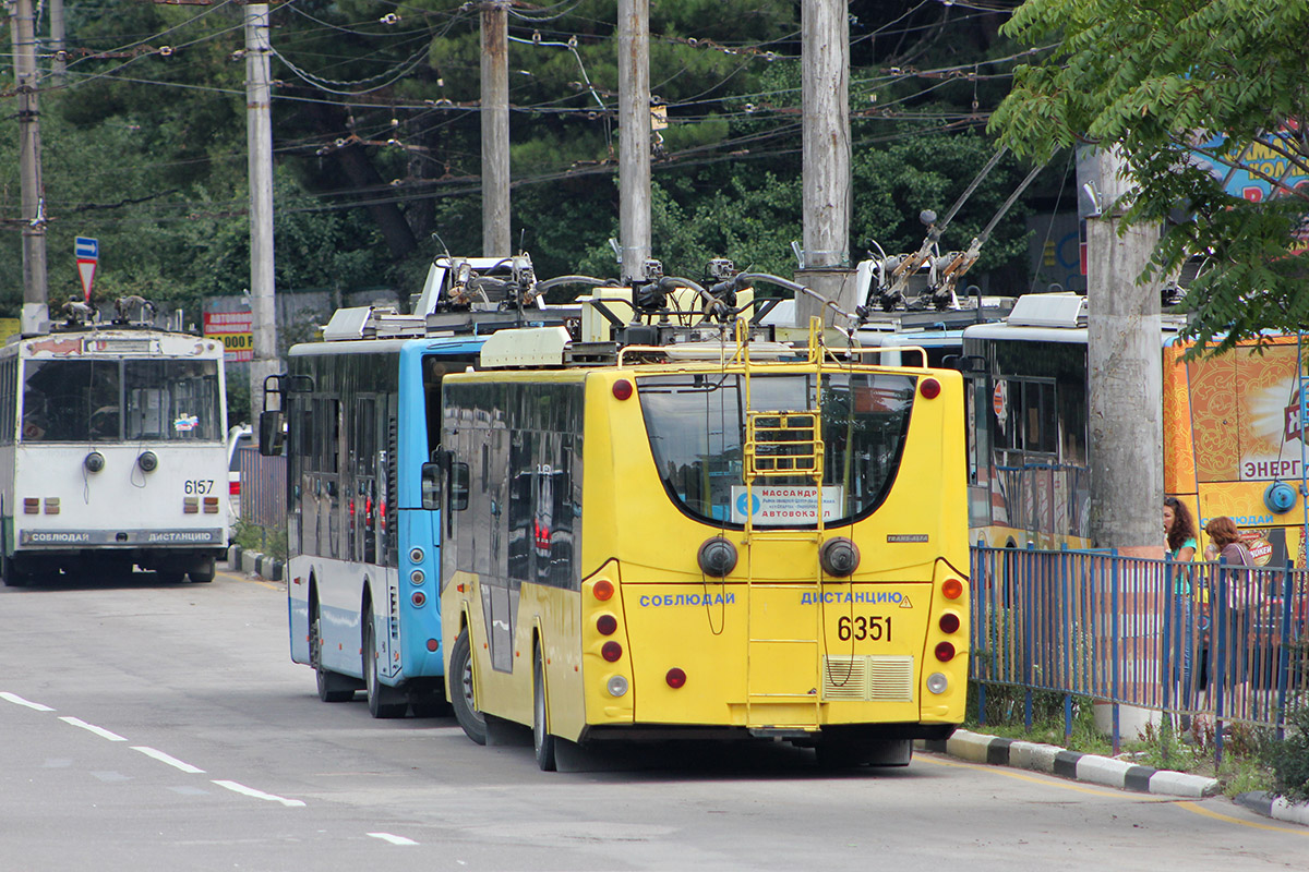 Крымский троллейбус, ВМЗ-5298.01 «Авангард» № 6351