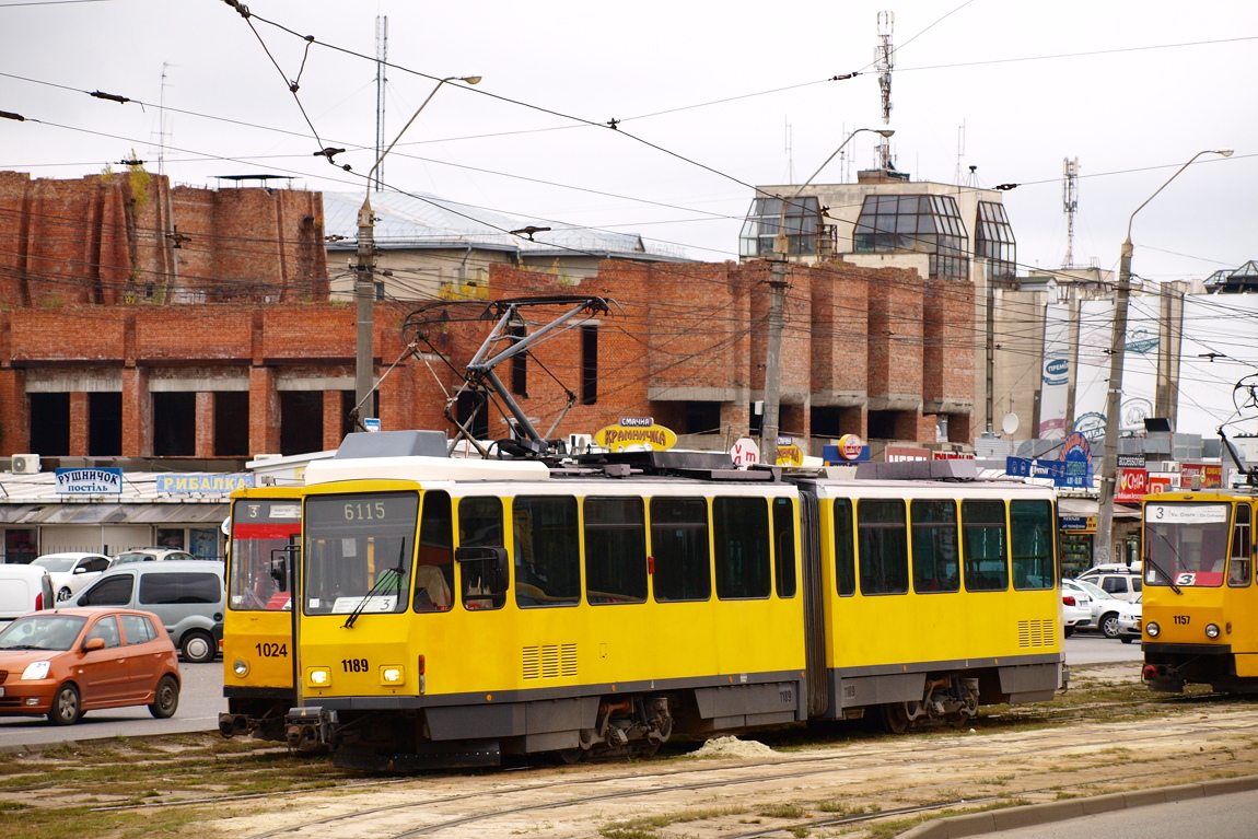 Львов, Tatra KT4DM № 1189