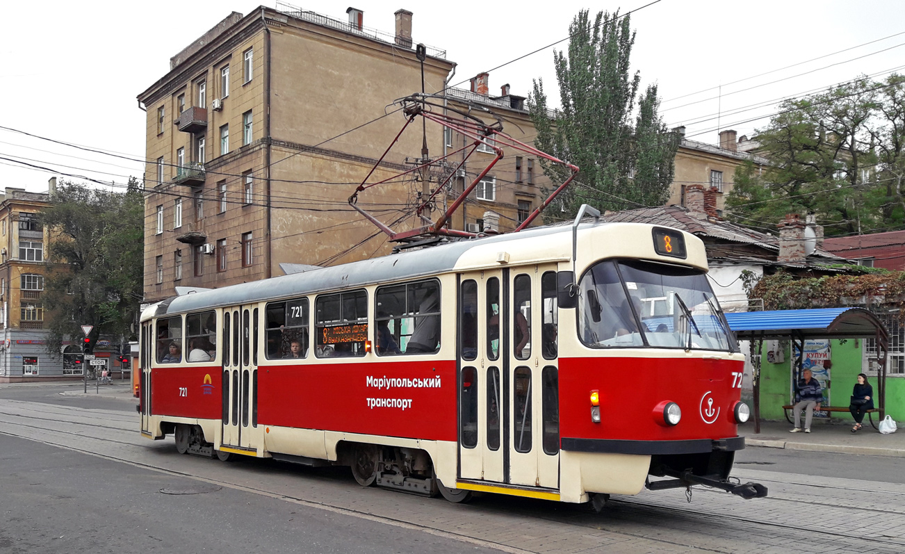 Mariupol, Tatra T3SUCS # 721