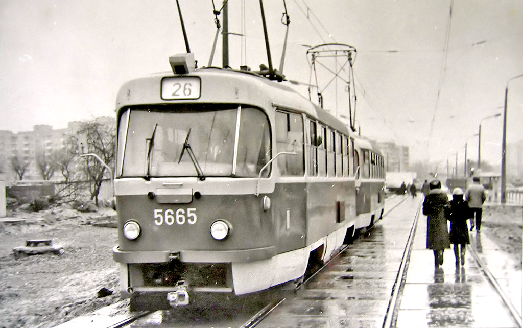 Киев, Tatra T3SU № 5665; Киев, Tatra T3SU № 5666; Киев — Исторические фотографии
