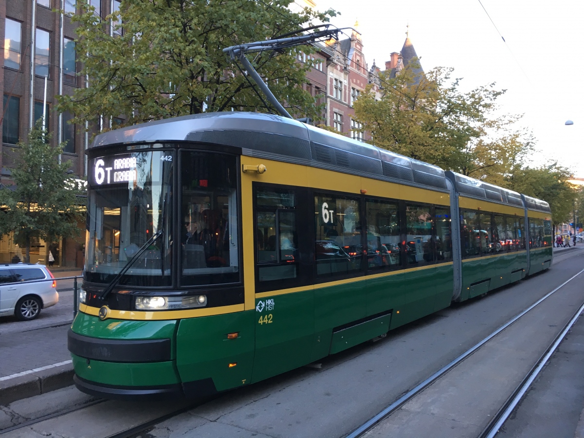 Хельсинки — Эспоо, Škoda ForCity Smart Artic MLNRV3 № 442
