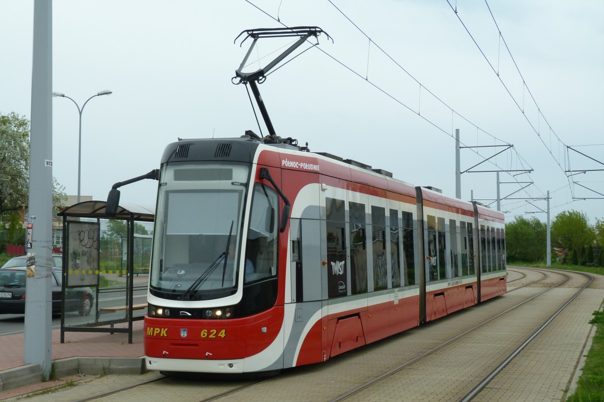 Ченстохова, PESA Twist 2010N № 624