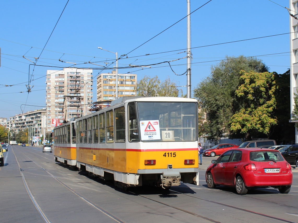 Сафія, Tatra T6B5B № 4115