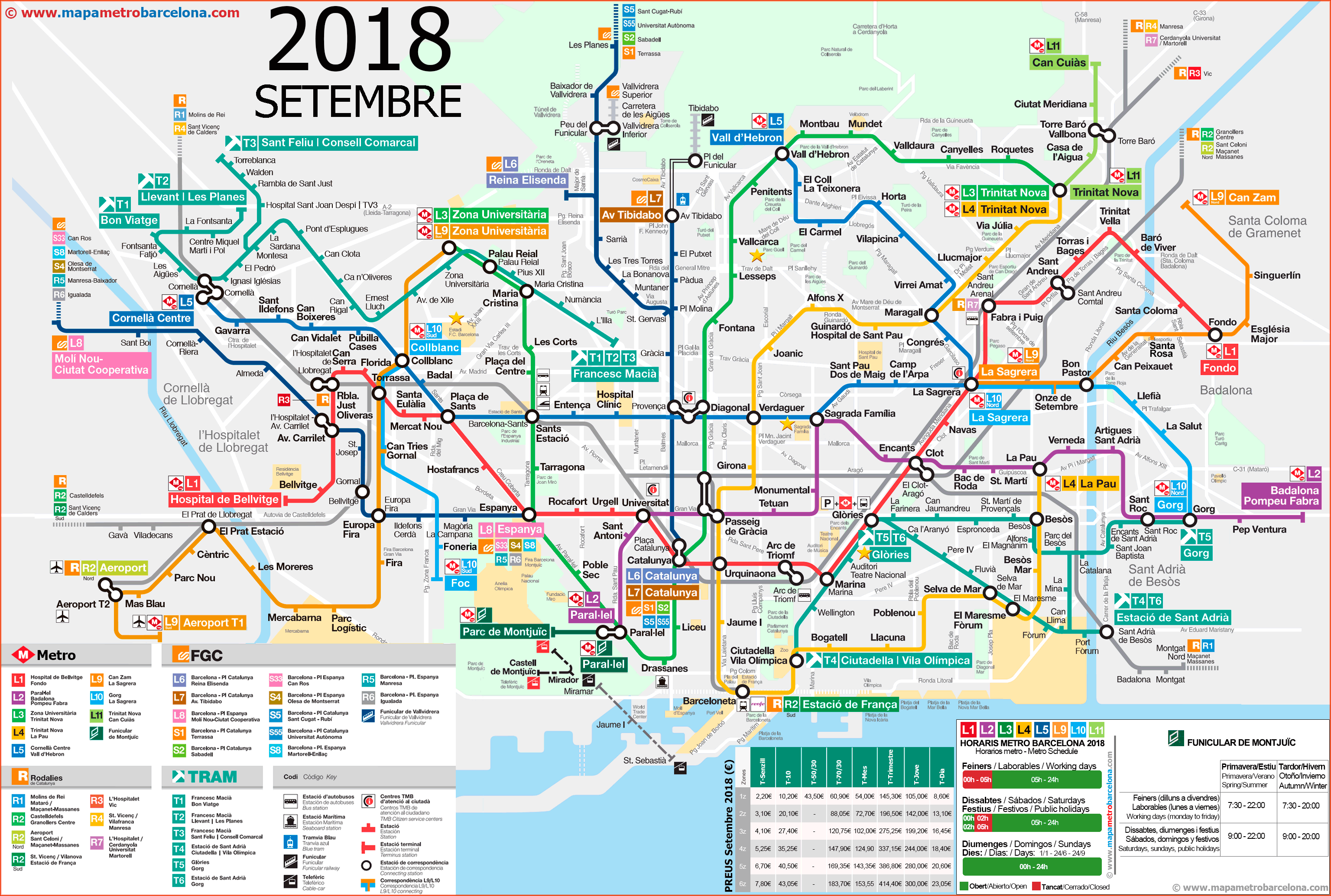 Барселона — Схемы Барселона — Схемы