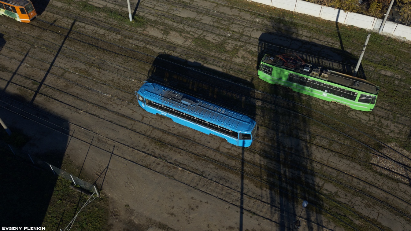 Smolenskas, 71-619K nr. 266; Smolenskas, 71-132 (LM-93) nr. 230; Smolenskas — Tram depot and service lines; Smolenskas — Поставка новых вагонов