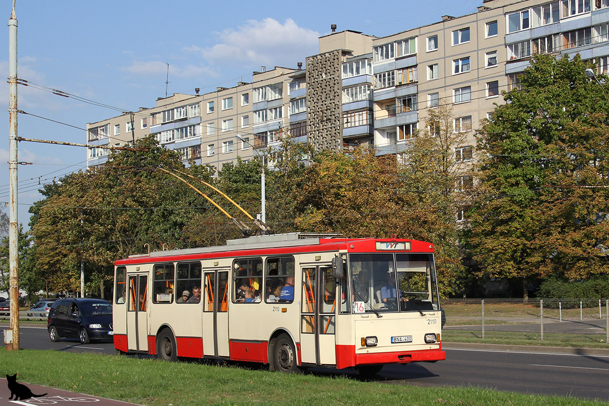 Вильнюс, Škoda 14Tr10/6 № 2110