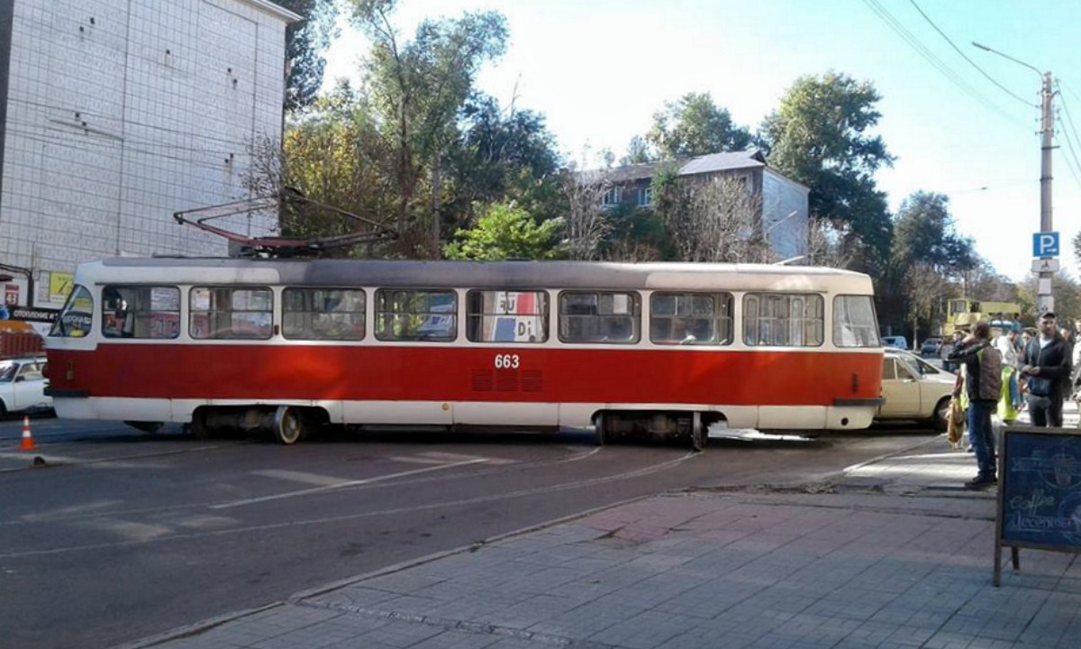 Каменское, Tatra T3SUCS № 663; Каменское — Происшествия