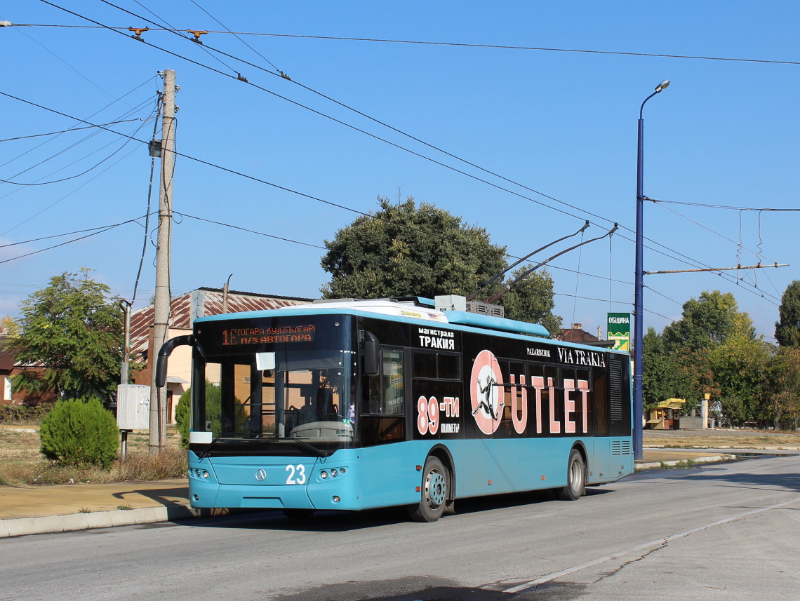 Пазарджик, ЛАЗ E183A1 № 23