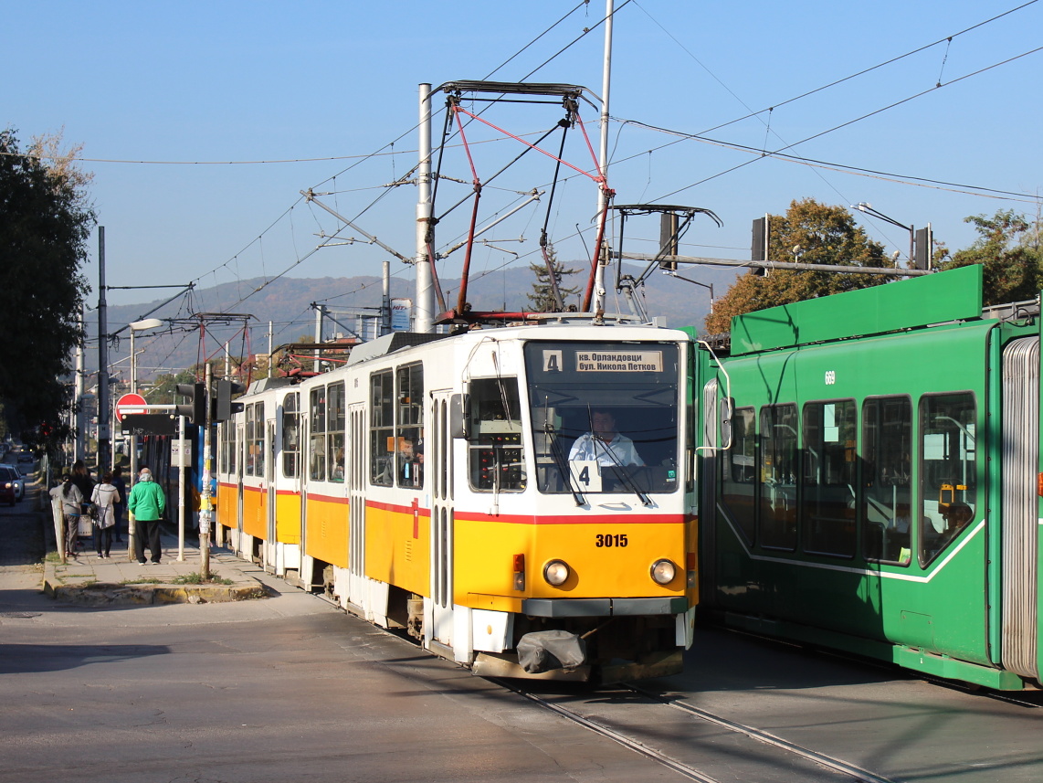 София, Tatra T6A2B № 3015