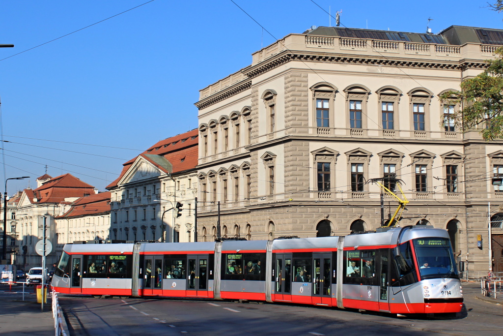 Прага, Škoda 14T Elektra № 9114