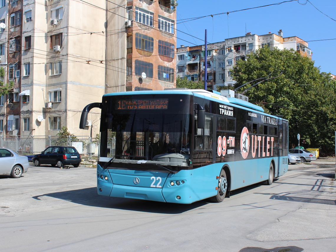 Пазарджик, ЛАЗ E183A1 № 22