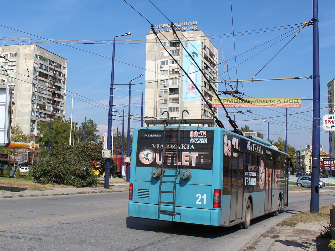 Пазарджик, ЛАЗ E183A1 № 21