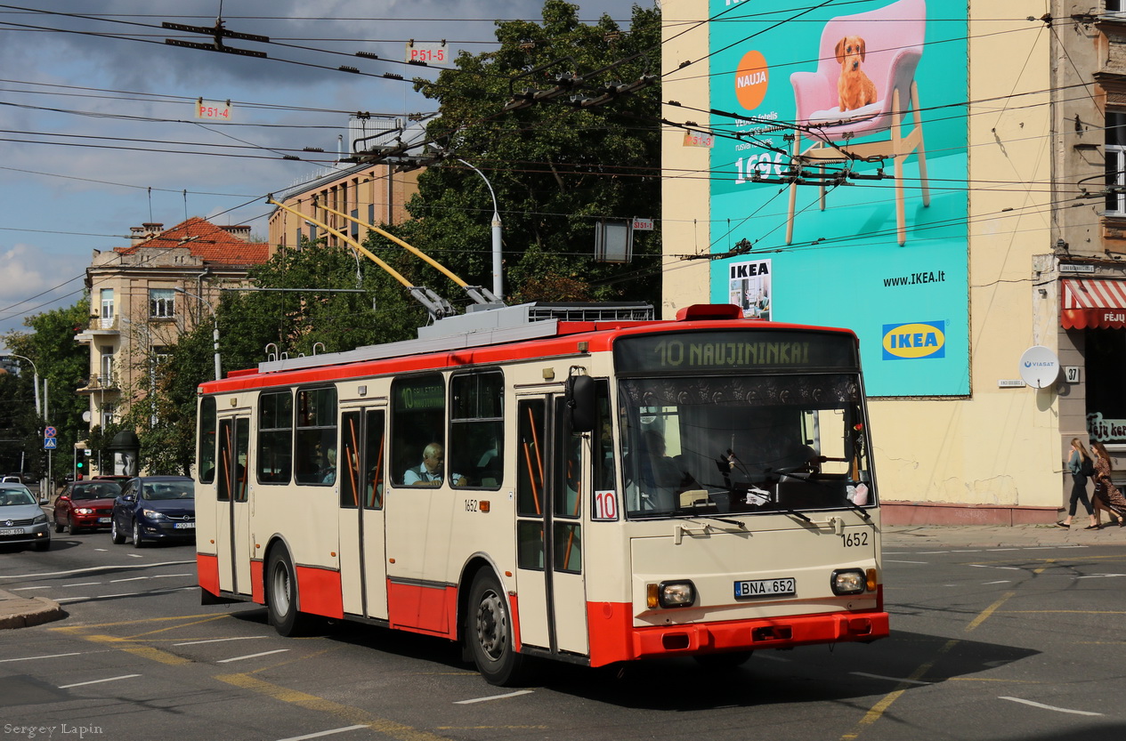 Vilnius, Škoda 14Tr17/6M Nr. 1652