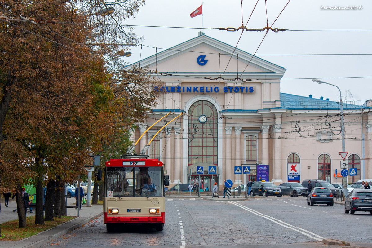 Вильнюс, Škoda 14Tr89/6 № 1553