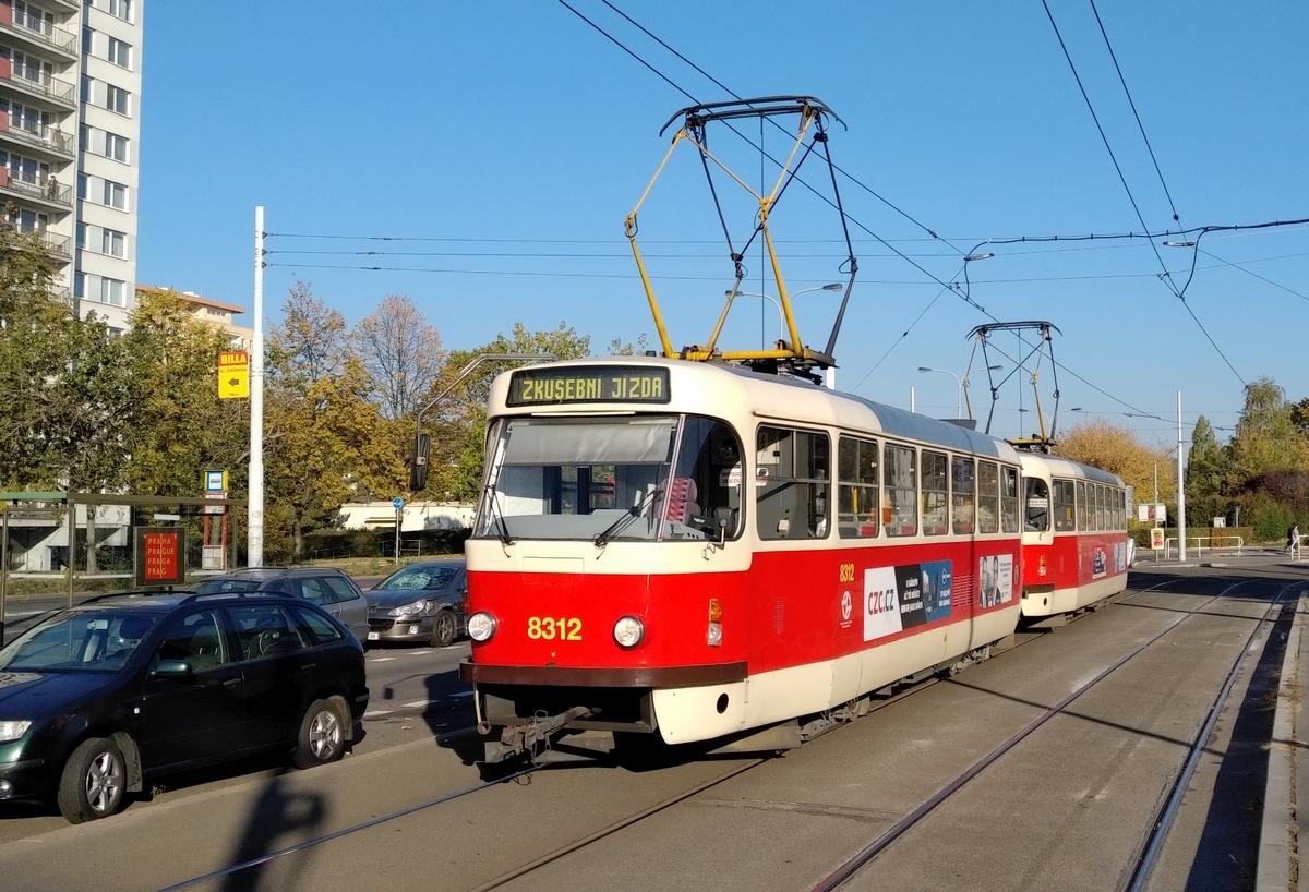 Прага, Tatra T3R.P № 8312