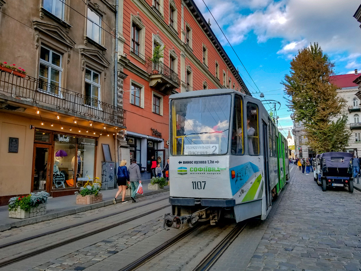 Львов, Tatra KT4SU № 1107