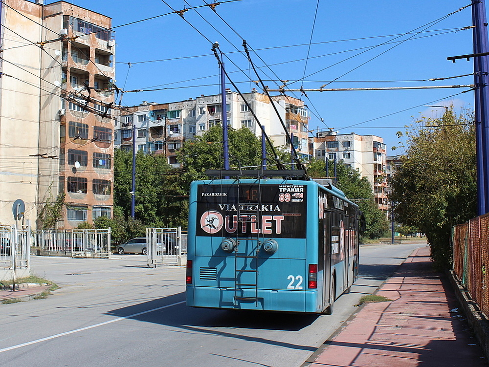 Пазарджик, ЛАЗ E183A1 № 22
