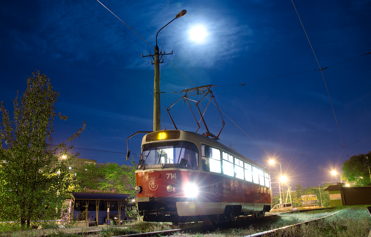 Мариуполь, Tatra T3SU № 714