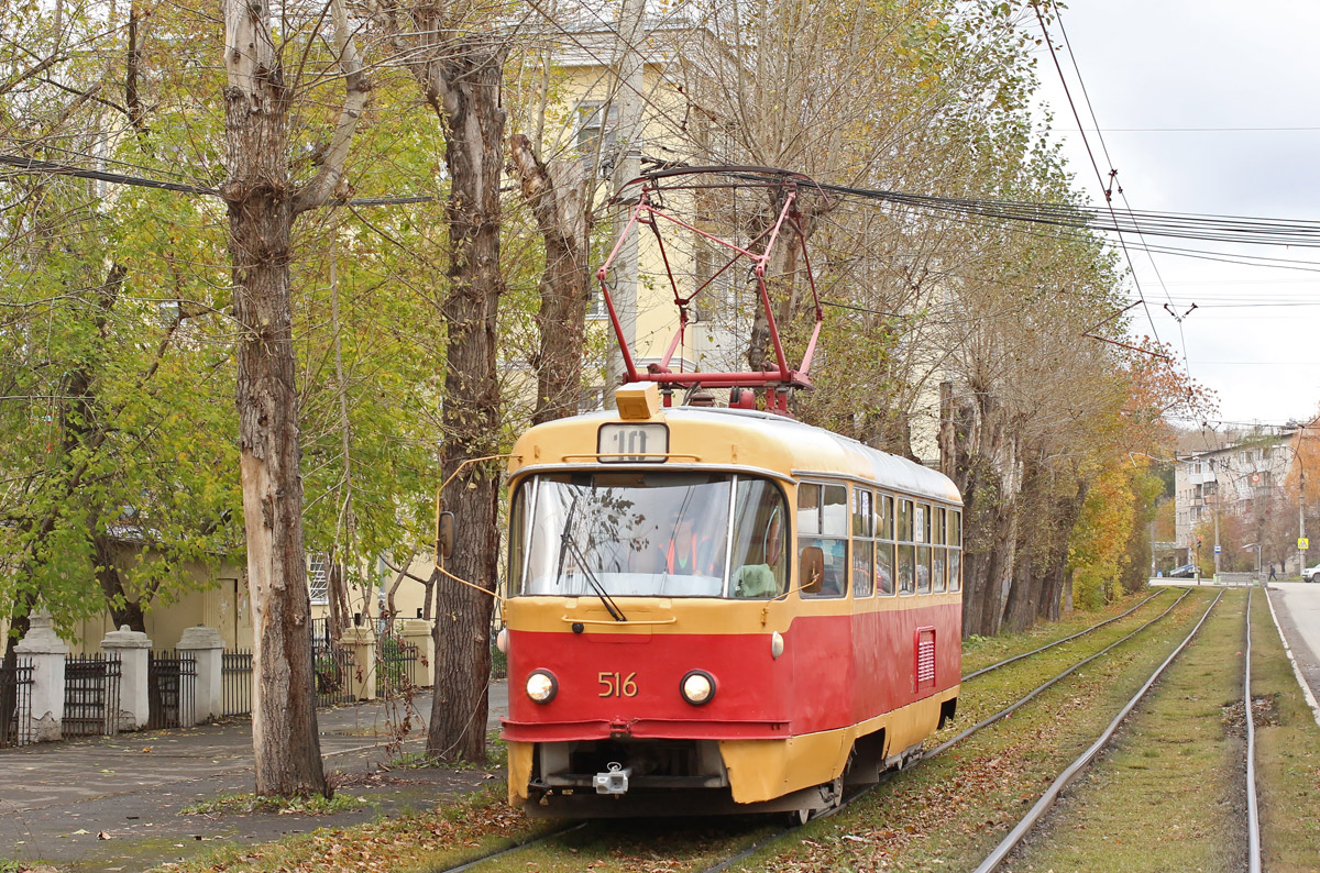Екатеринбург, Tatra T3SU (двухдверная) № 516