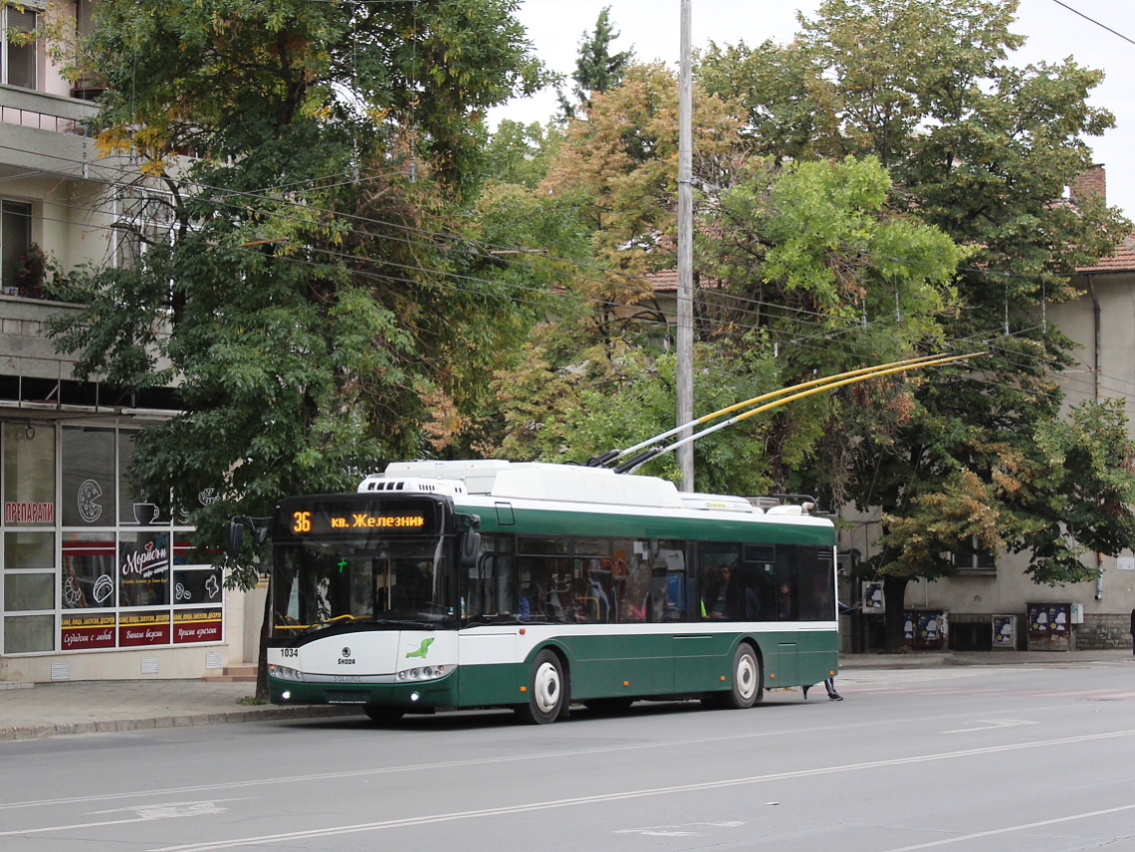 Stara Zagora, Škoda 26Tr Solaris III # 1034 Stara Zagora, Škoda 26Tr Solaris III # 1034