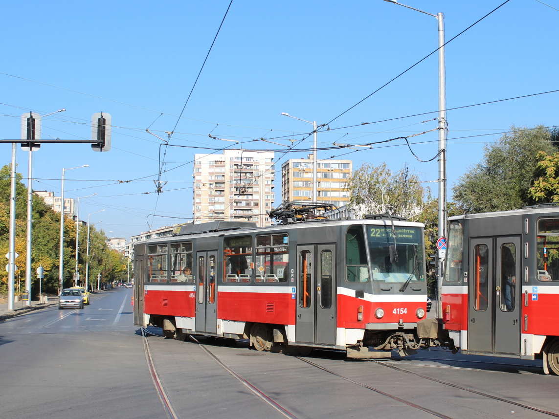 София, Tatra T6A5 № 4154