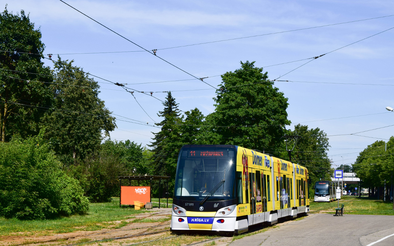 Рига, Škoda 15T ForCity Alfa Riga № 57191