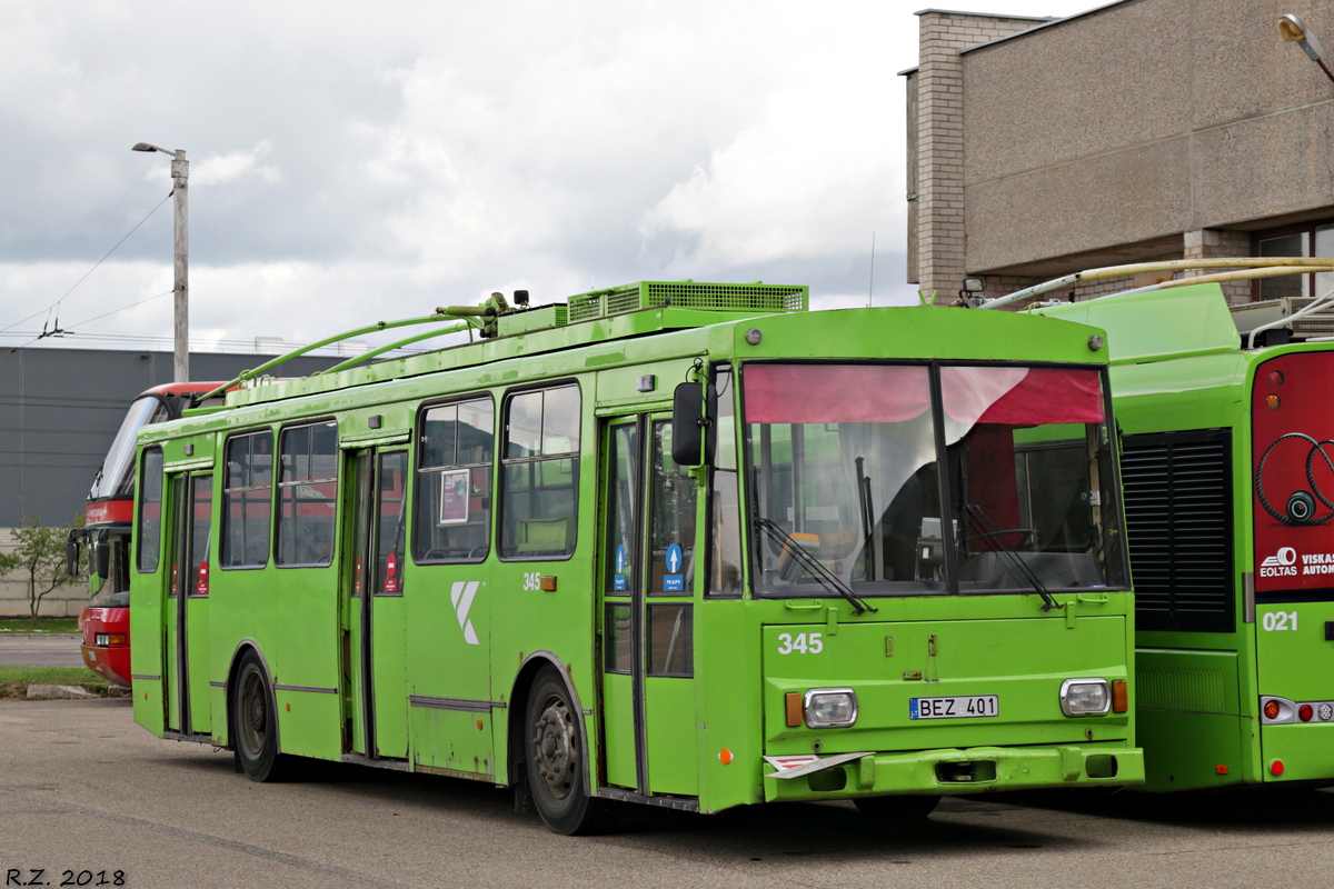 Каунас, Škoda 14Tr13/6 № 345