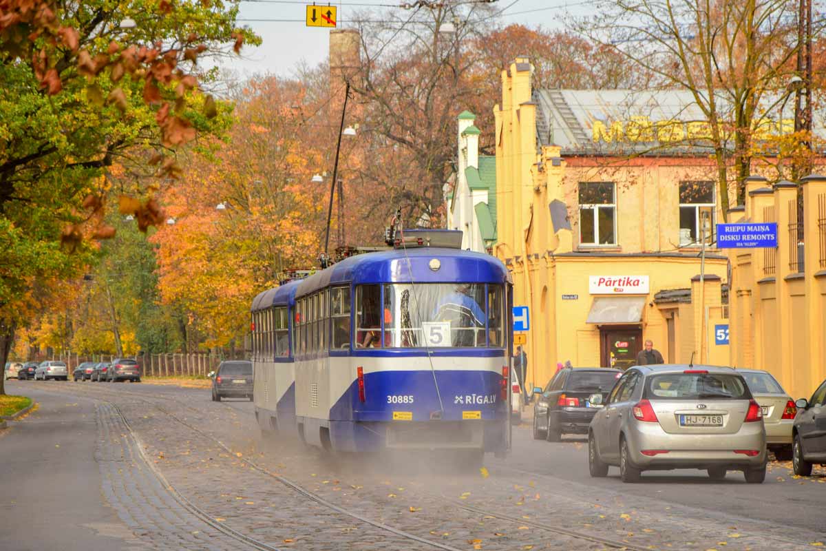 Рига, Tatra T3A № 30885