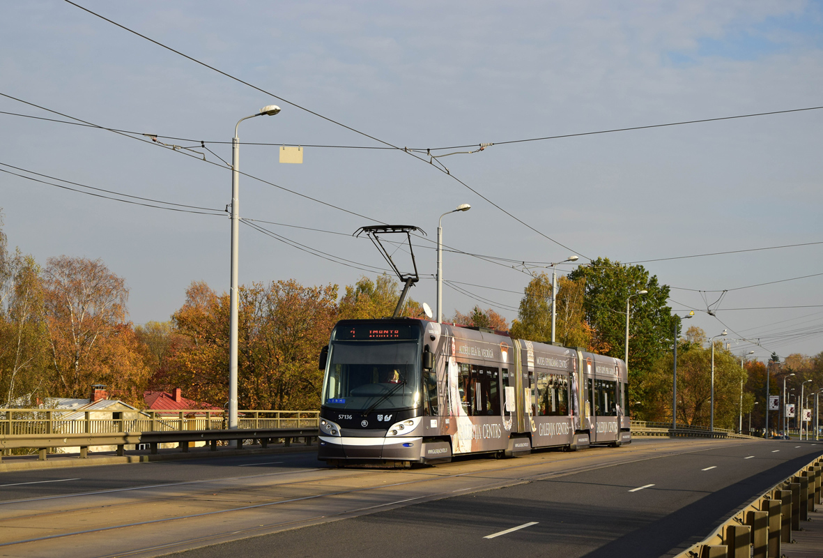 Рига, Škoda 15T ForCity Alfa Riga № 57136