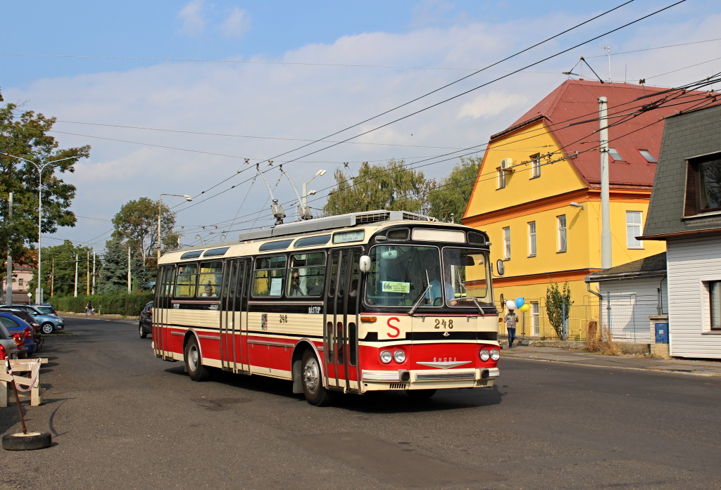 Брно, Škoda T11/0 № 248; Теплице — Троллейбусы других городов; Теплице — Юбилей: 66 лет Теплицкому троллейбусу (15.09.2018)