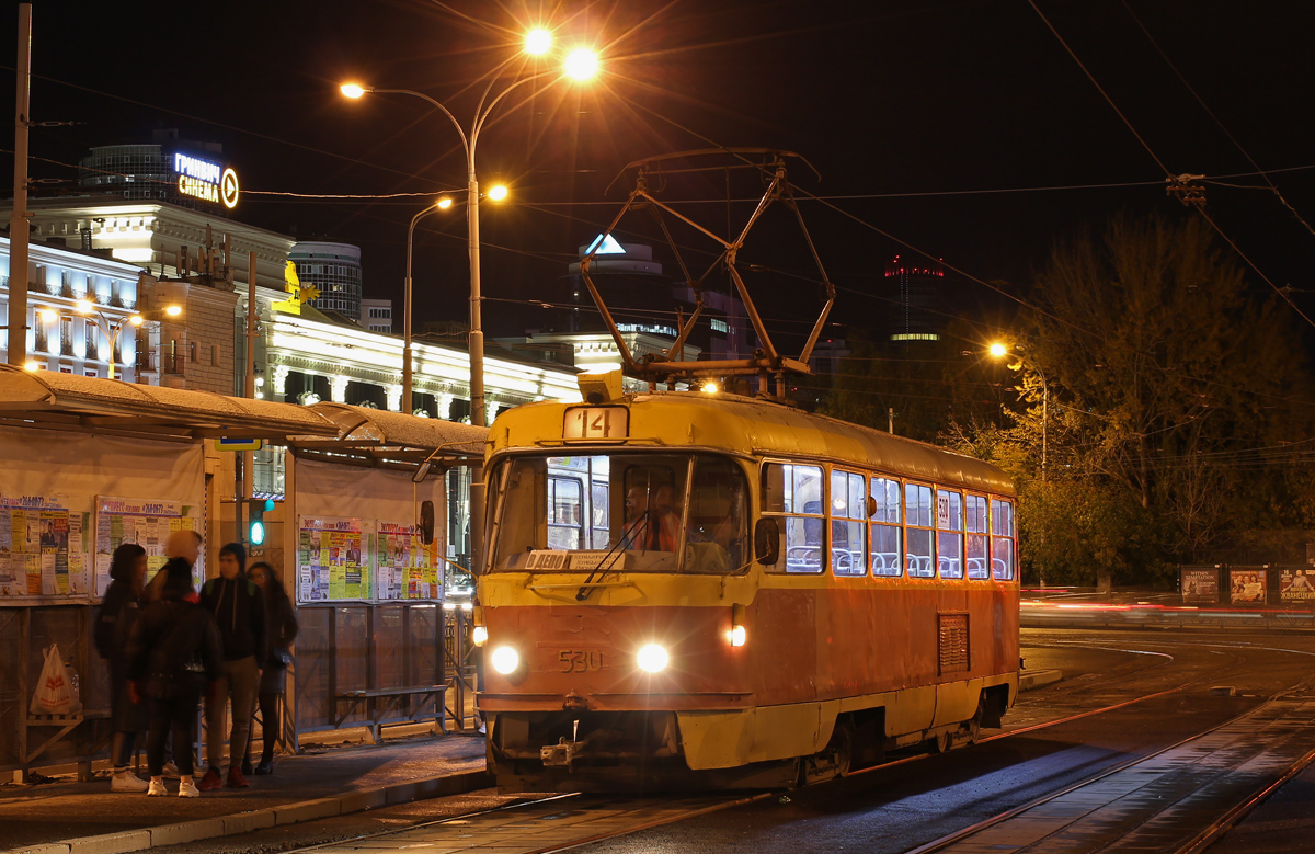 Екатеринбург, Tatra T3SU (двухдверная) № 530