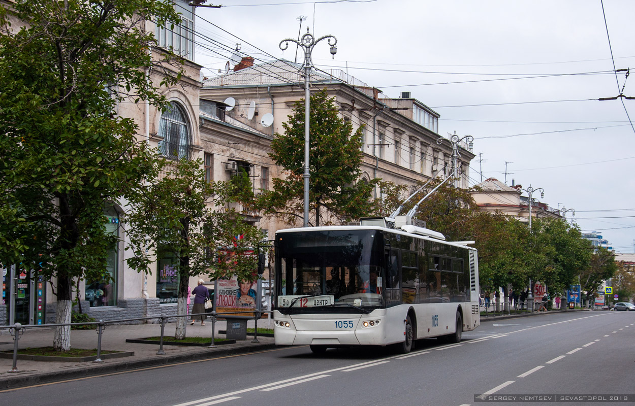 Севастополь, ЛАЗ E183A1 № 1055